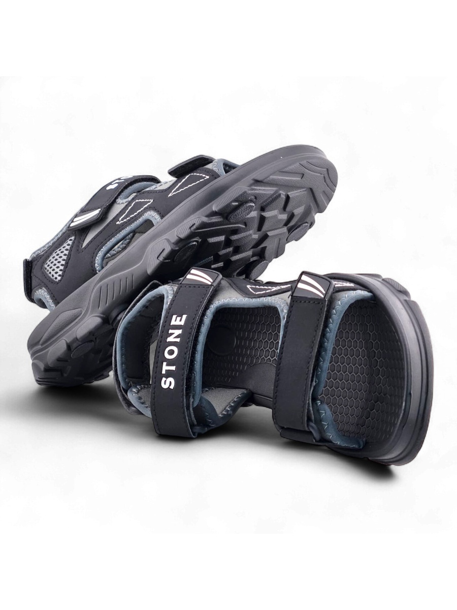 Men Black Casual Comfort Sandals