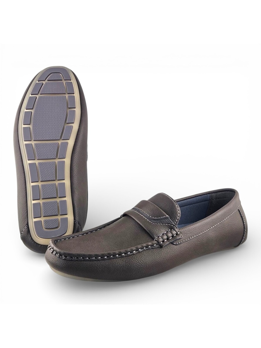 Men Grey Casual Loafers