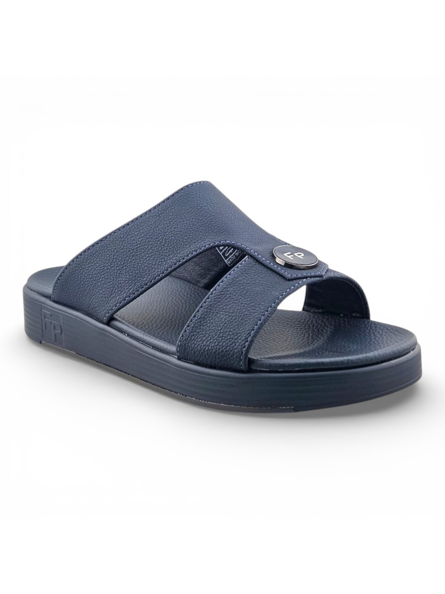 Men Navy Blue Casual Sandals