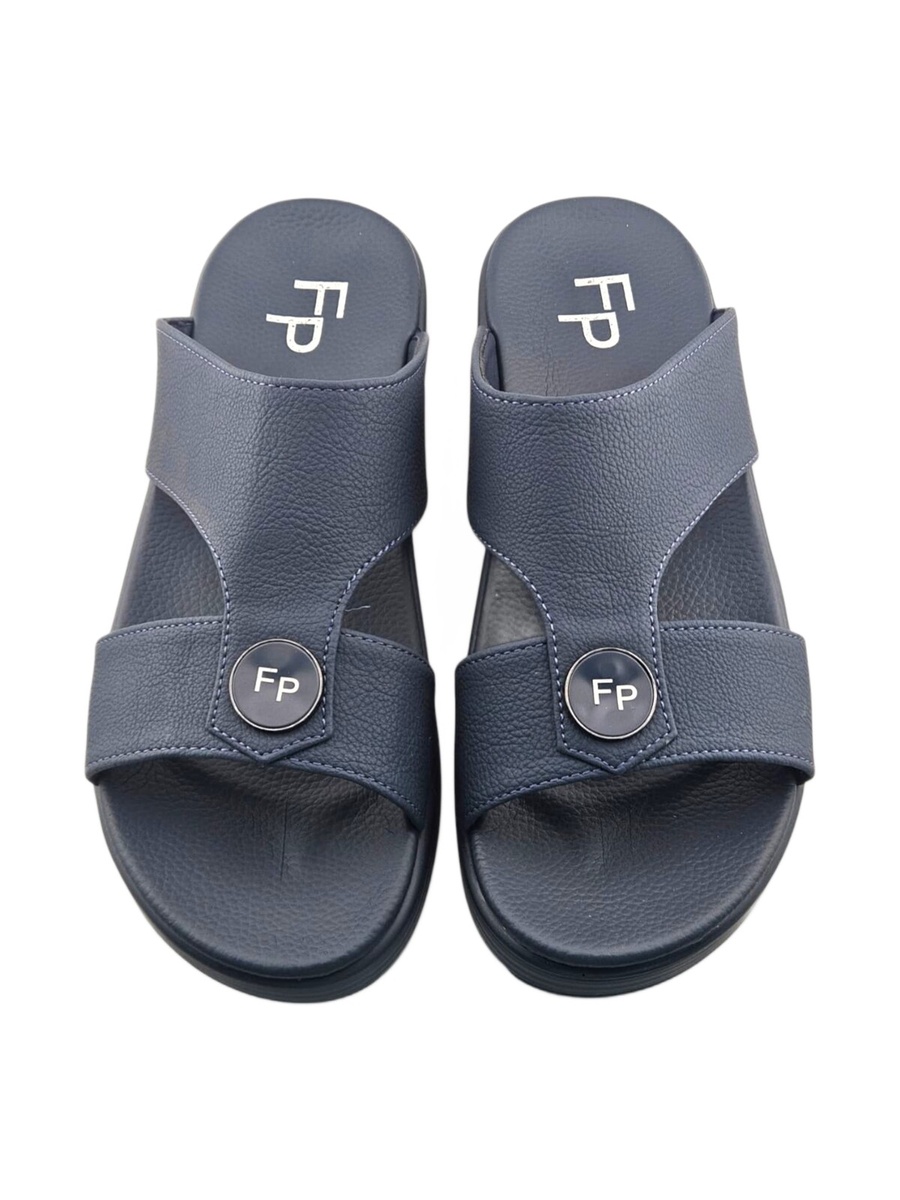 Men Navy Blue Casual Sandals