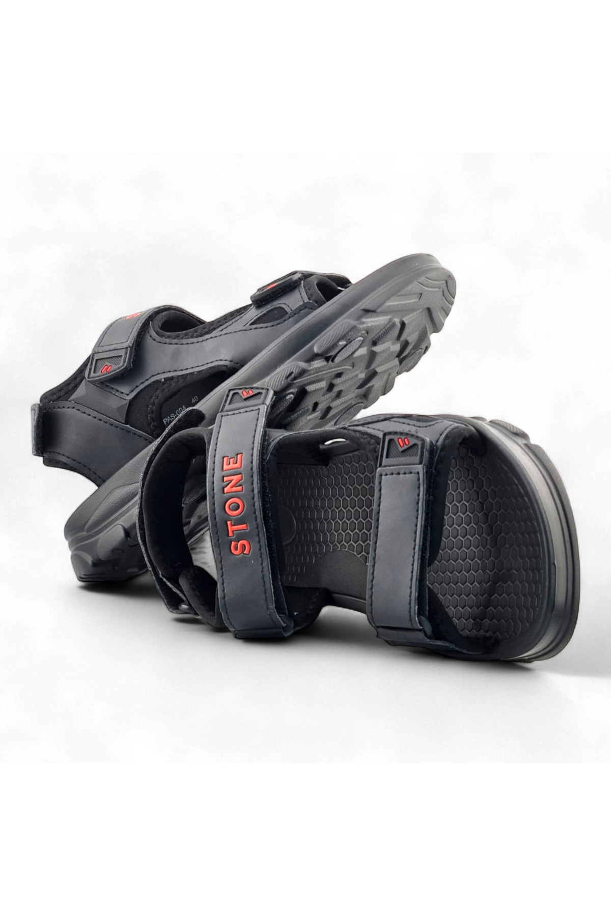 Men Black Casual Comfort Sandals - Outdoor and Everyday Wear