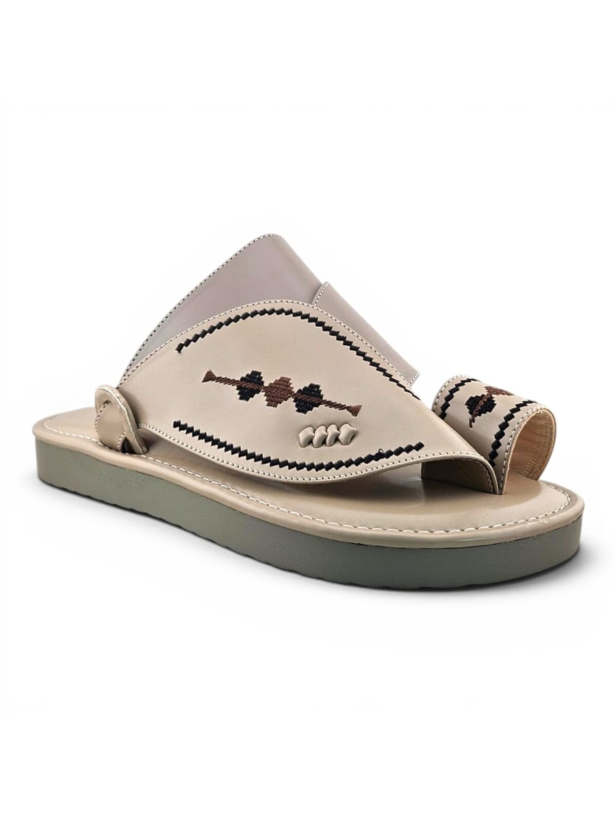 Multi-Color Embroidered Arabic Sandals