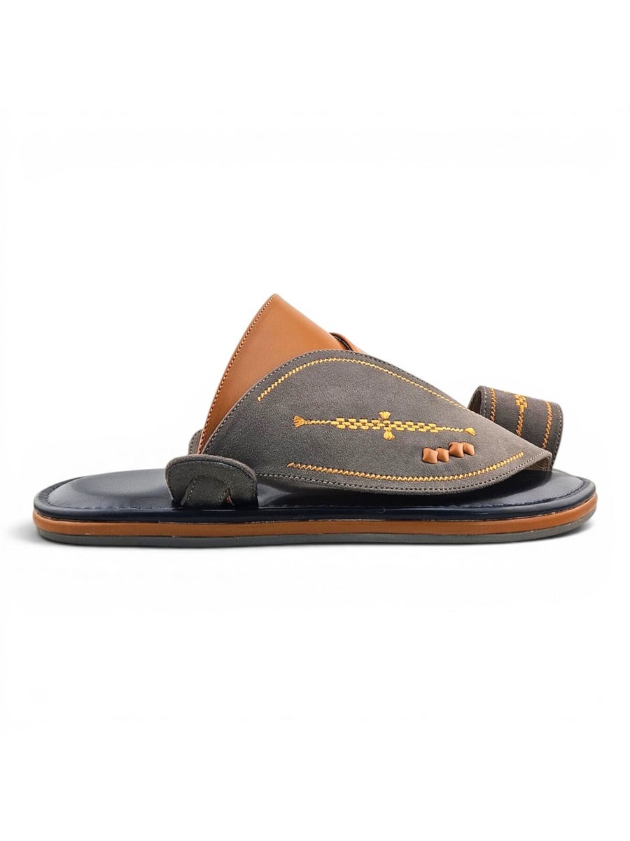 Multi-Color Embroidered Arabic Sandals