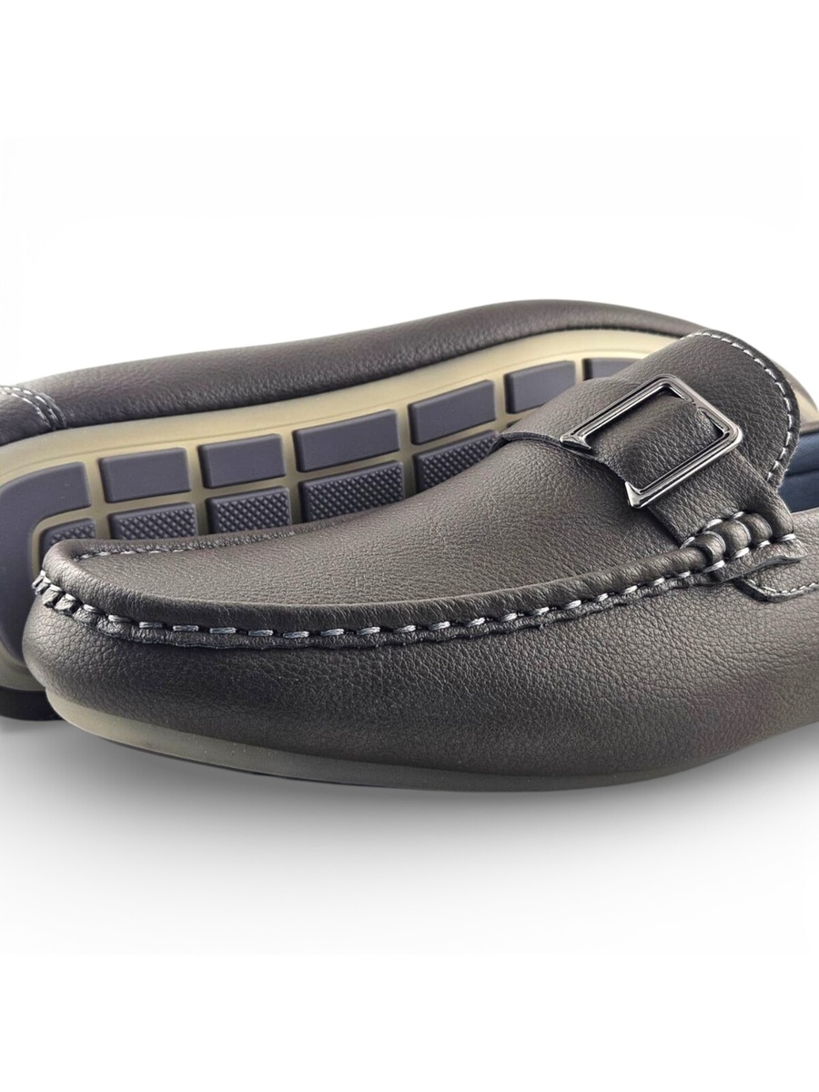 Men Grey Casual Loafers