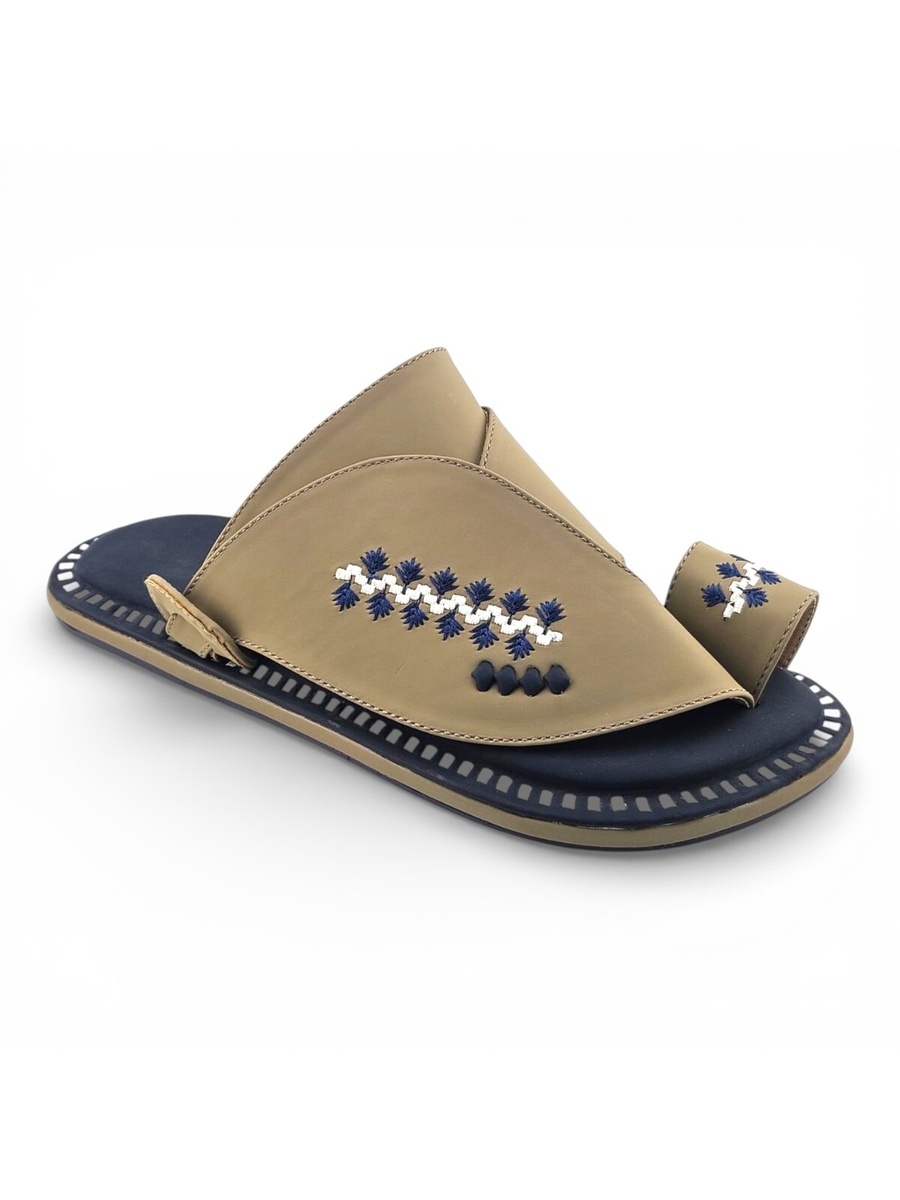 Men Olive Full Slipper Sandals