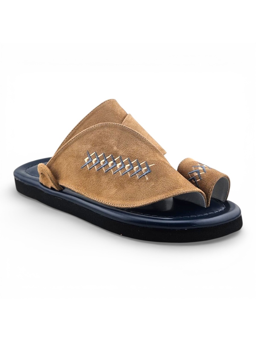 Multi-Color Embroidered Casual Sandals