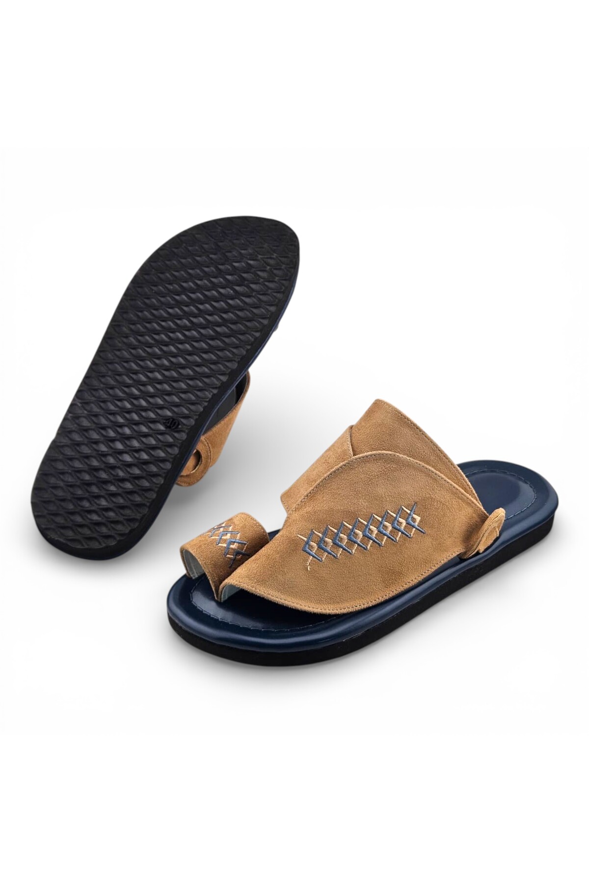 Multi-Color Embroidered Casual Sandals