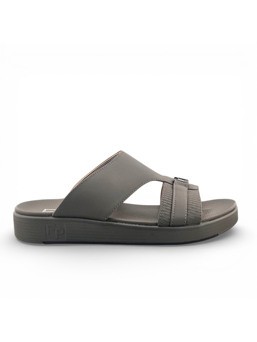 Men Grey Comfort Slide Sandals