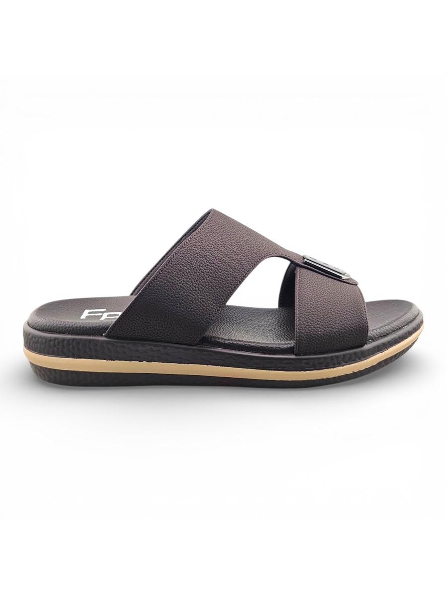 Men Coffee Brown Comfort Sandals