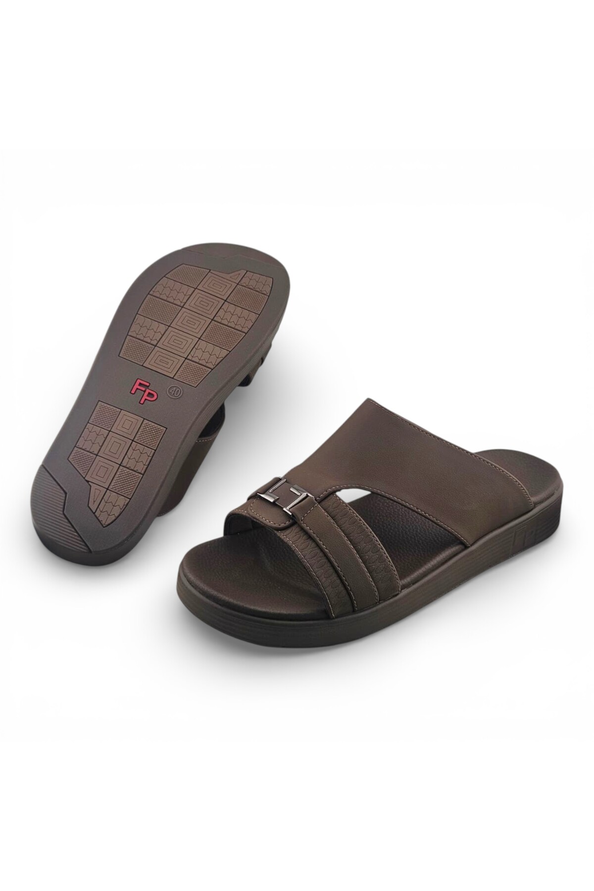 Men Coffee Brown Casual Sandals