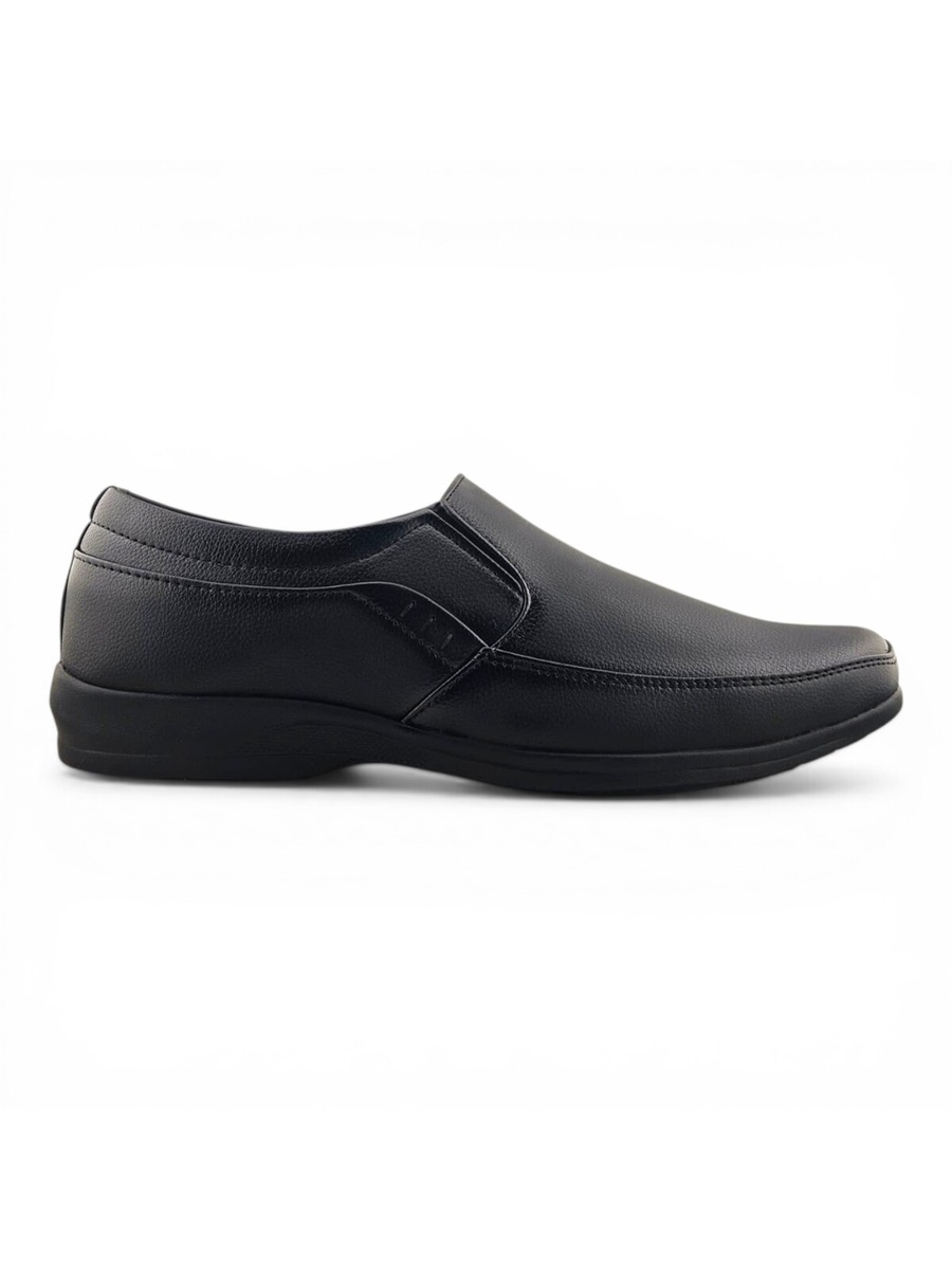Men Black Slip-On Formal Loafers
