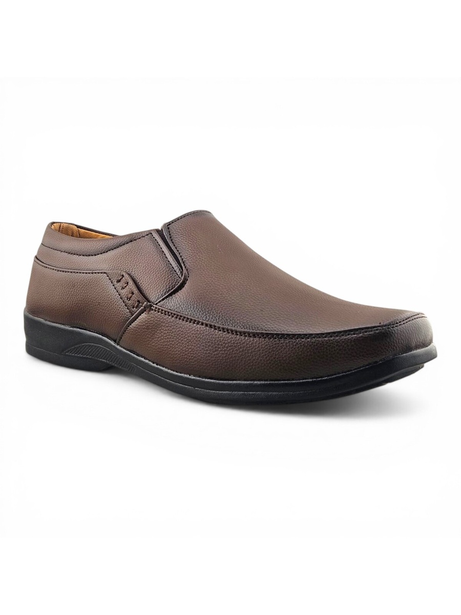 Men Brown Slip-On Formal Loafers