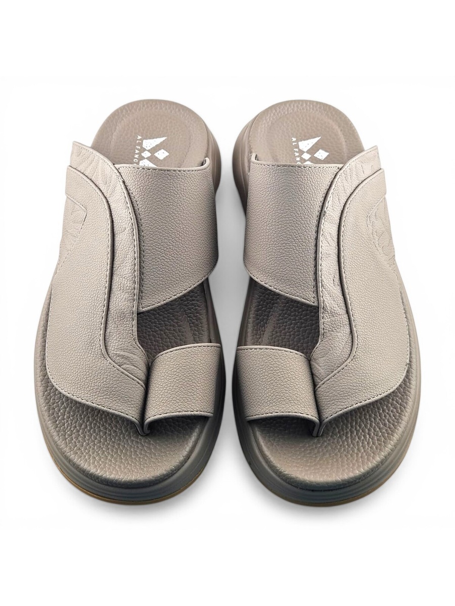 Men Beige Casual Slip-On Comfort Sandals