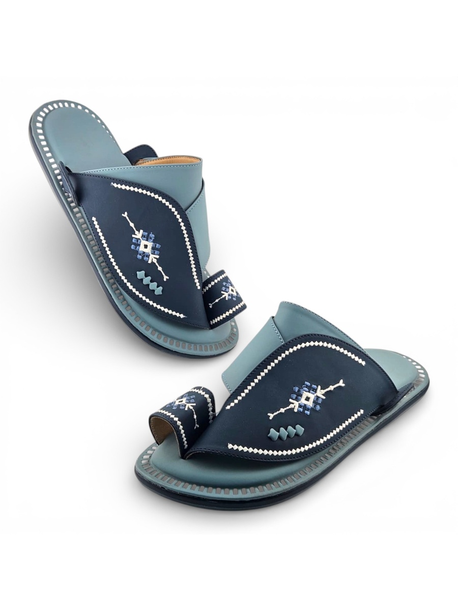 Lumiere Walk Men Light Blue Casual Sandals