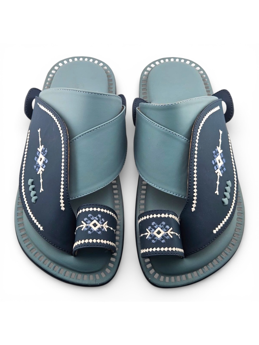 Lumiere Walk Men Light Blue Casual Sandals