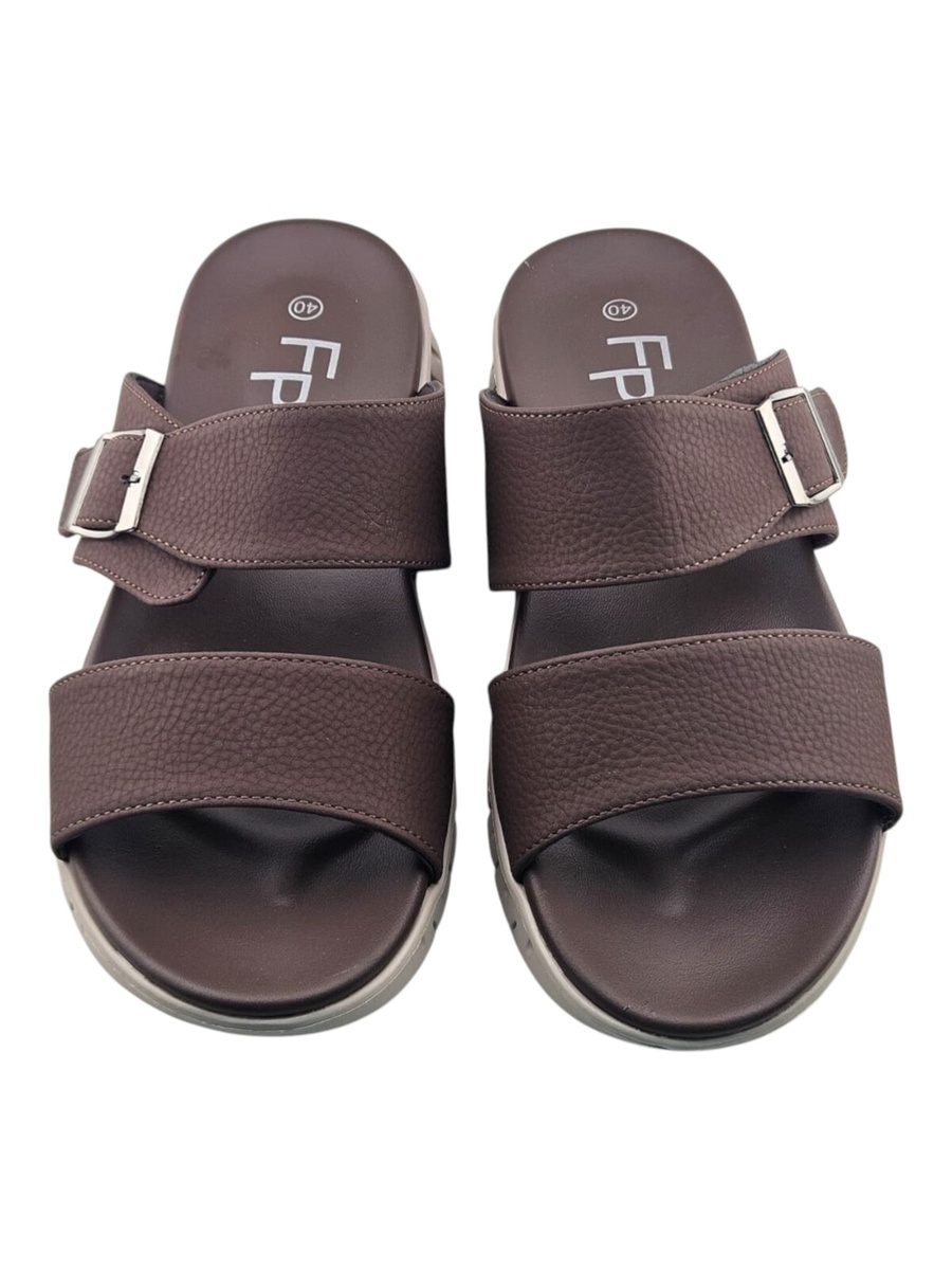 Men Coffee Brown Casual Comfort Sandals