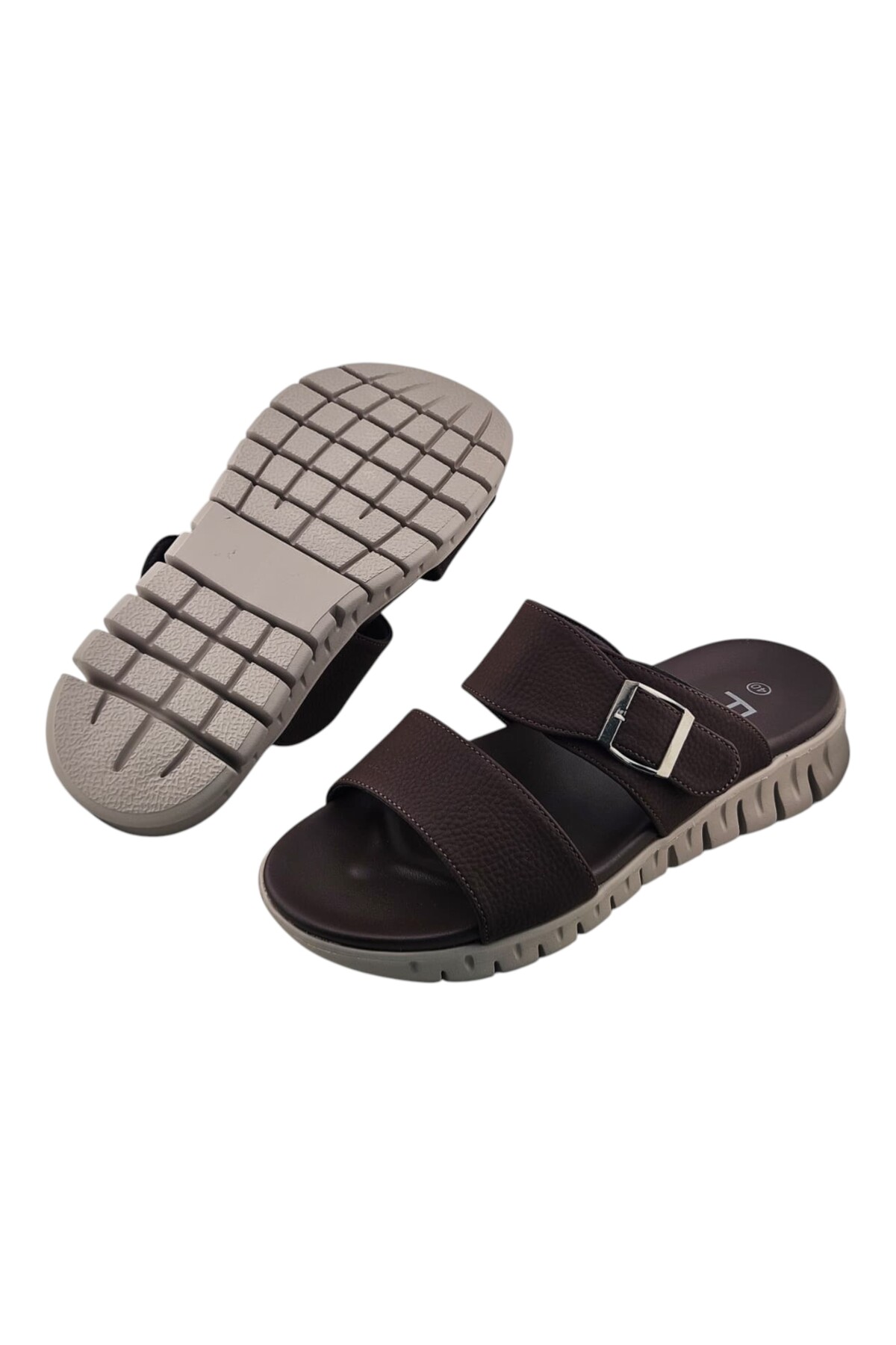 Men Coffee Brown Casual Comfort Sandals