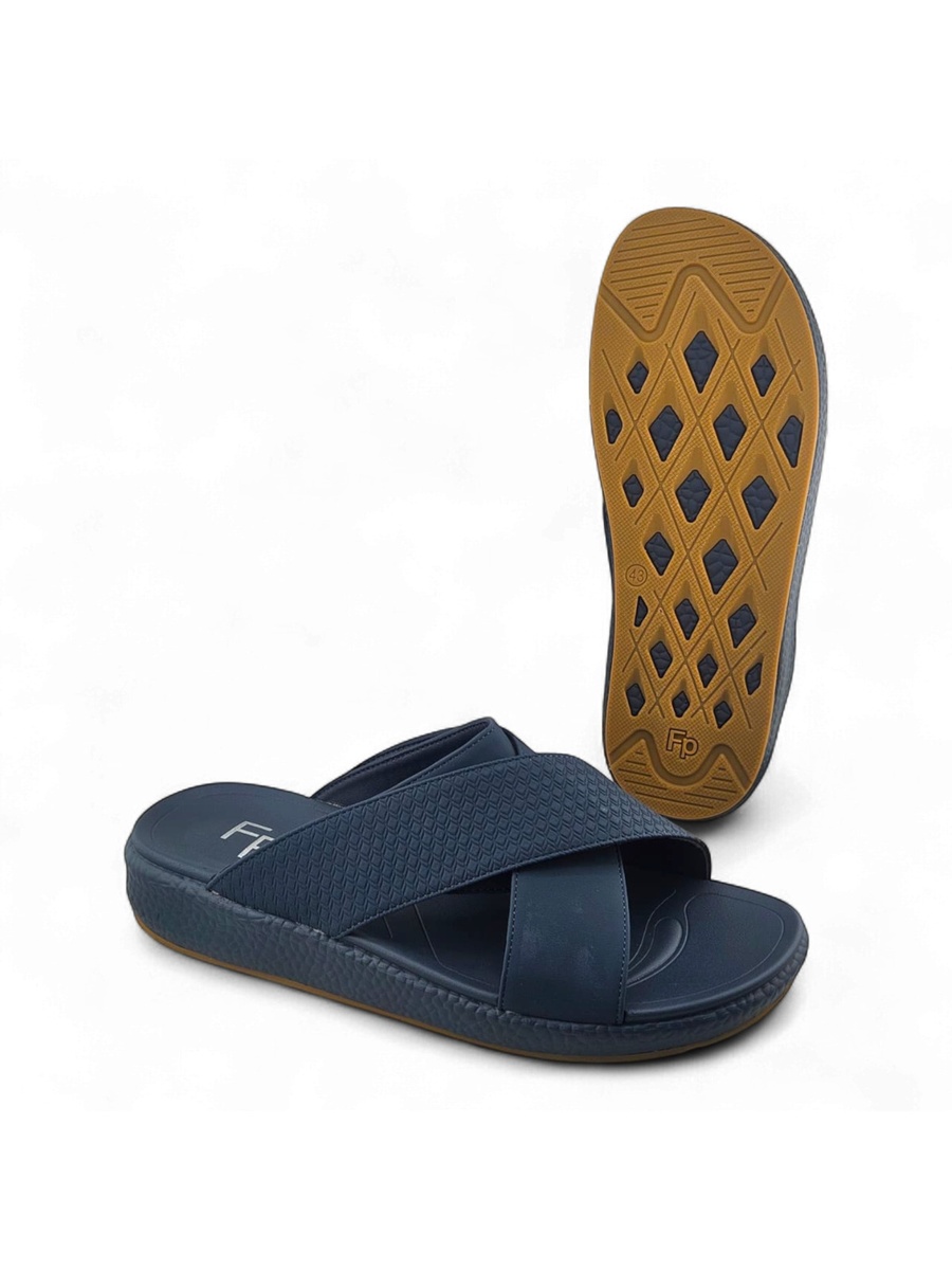 Men Dark Blue Arabic Sandals