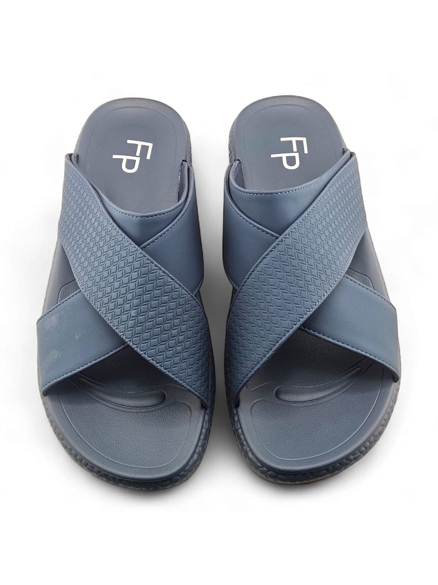 Men Dark Blue Arabic Sandals