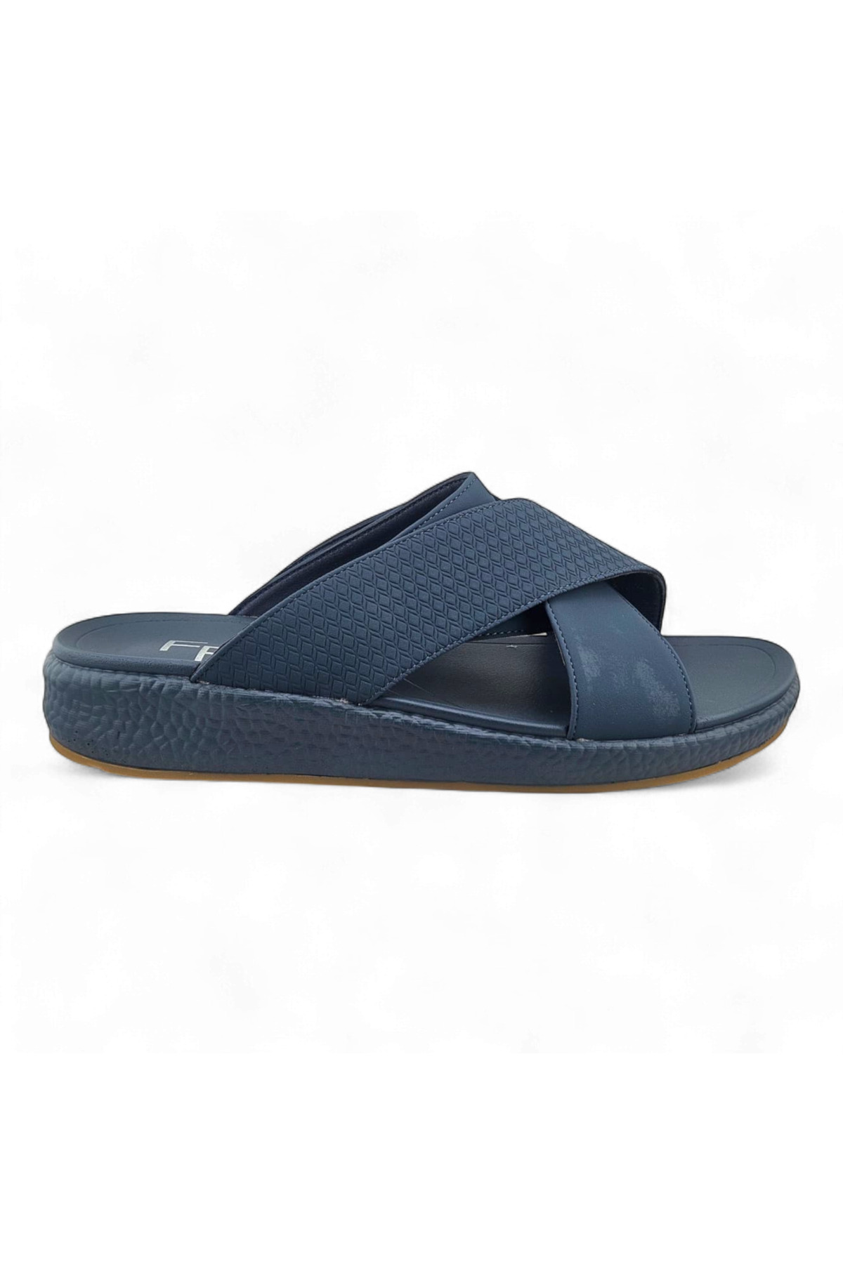 Men Dark Blue Arabic Sandals