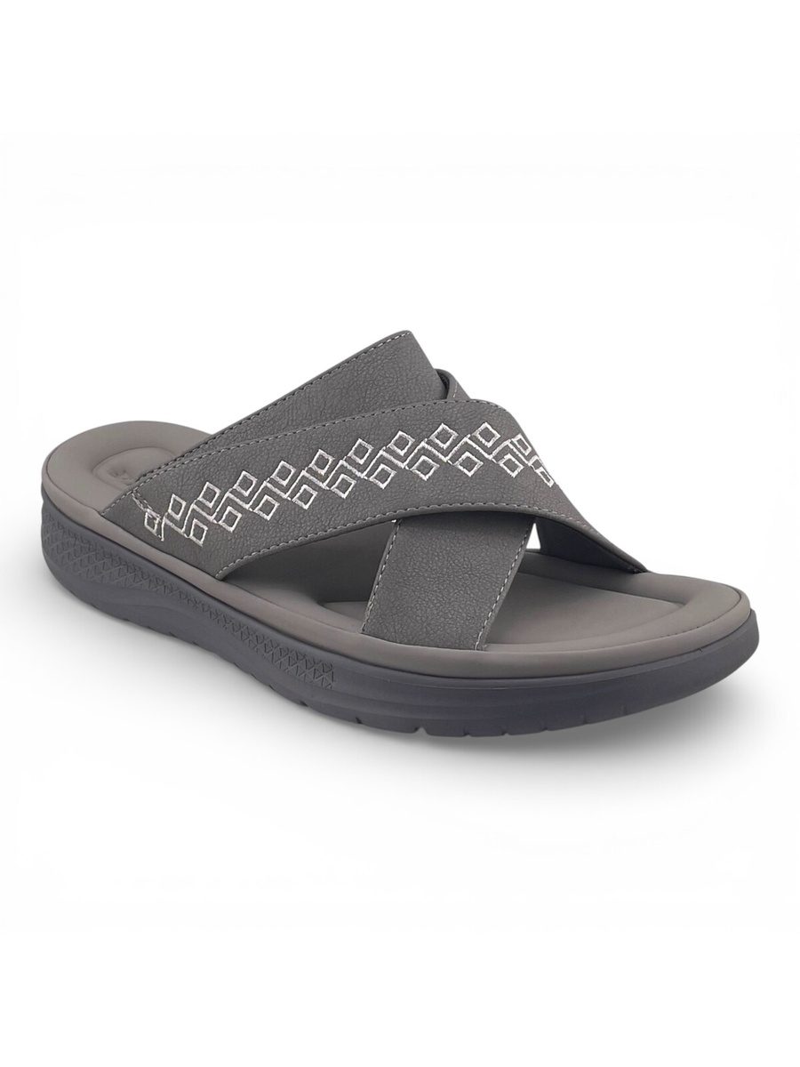 Men Grey Casual Comfort Sandals - Stylish and Durable