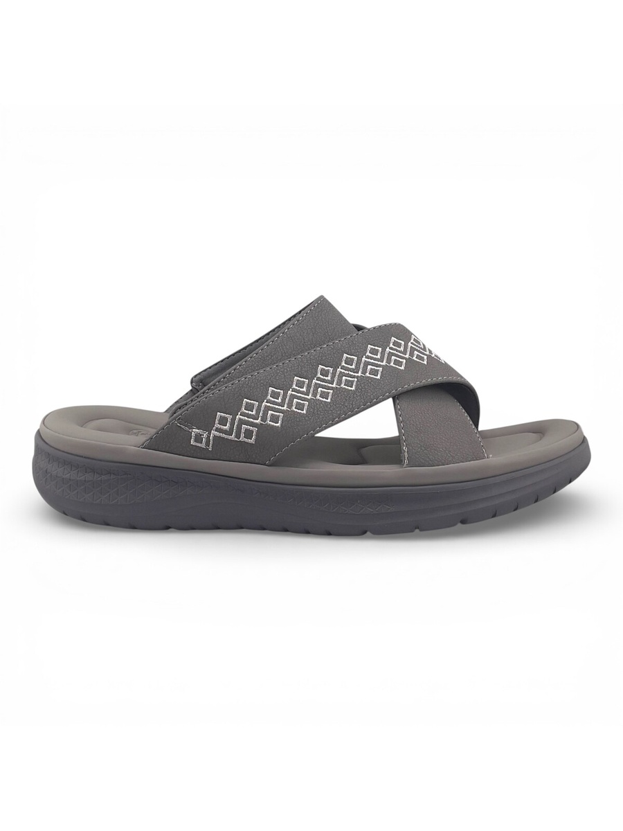 Men Grey Casual Comfort Sandals - Stylish and Durable