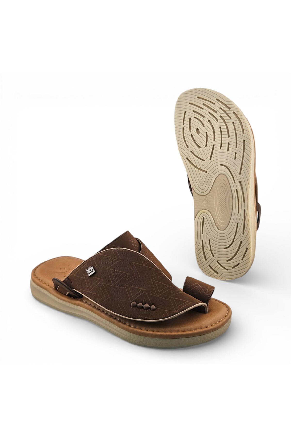 Men Brown Comfort Thong Sandals