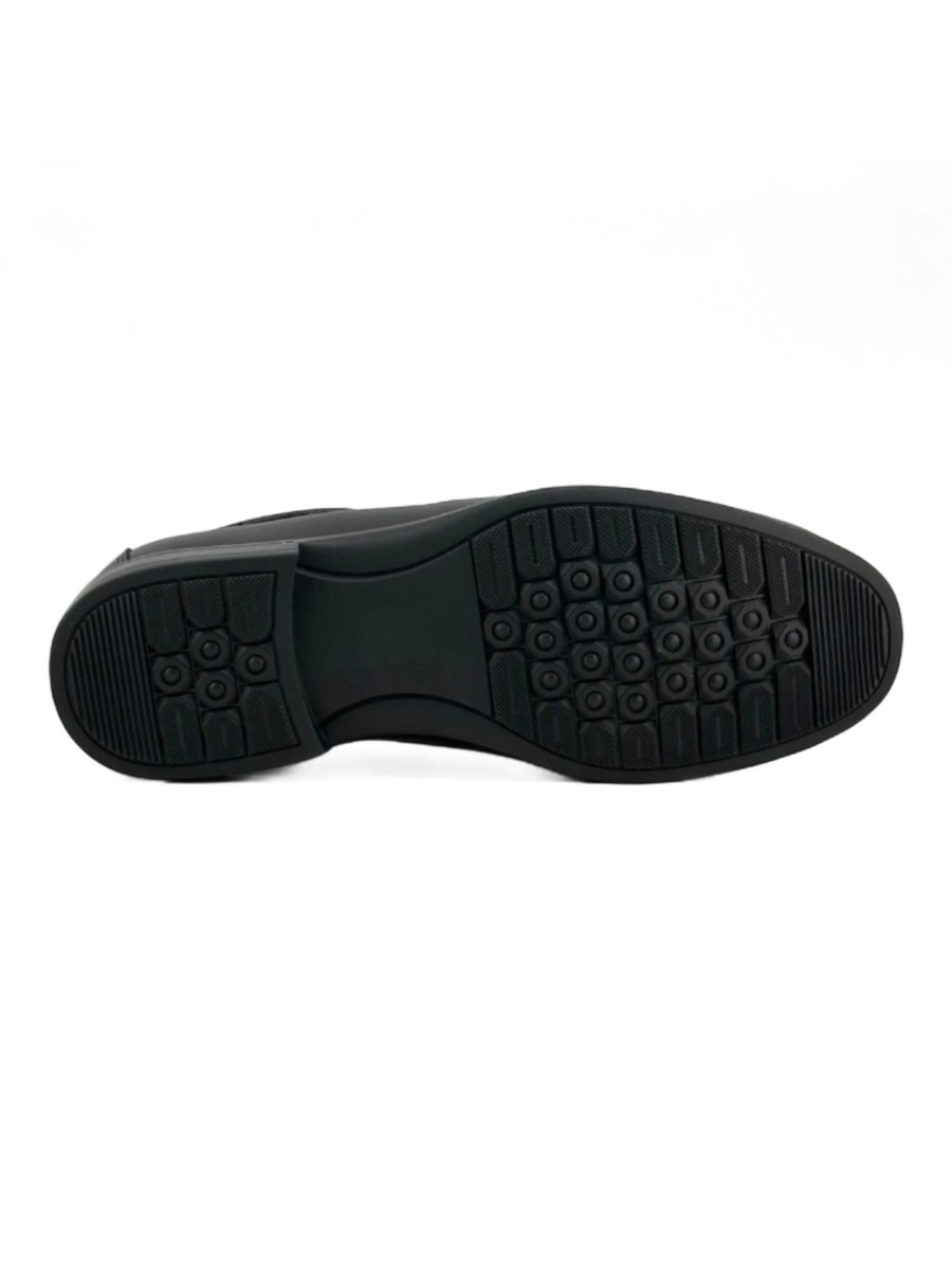 Black Men Casual Loafers with Braided Detail