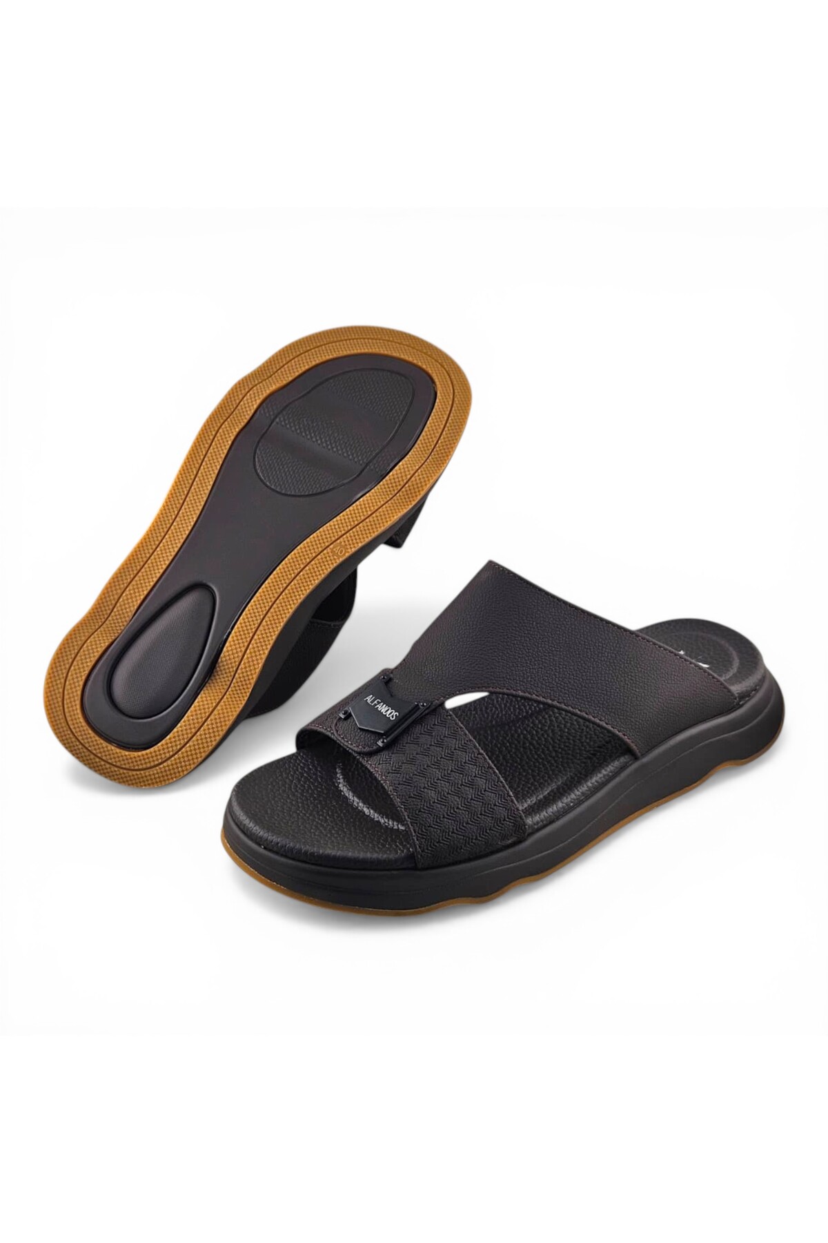 Men Coffee Brown Casual Sandals