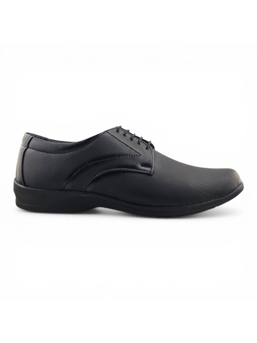 Men Black Slip-On Loafers