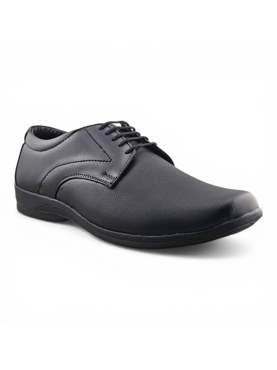 Men Black Slip-On Loafers