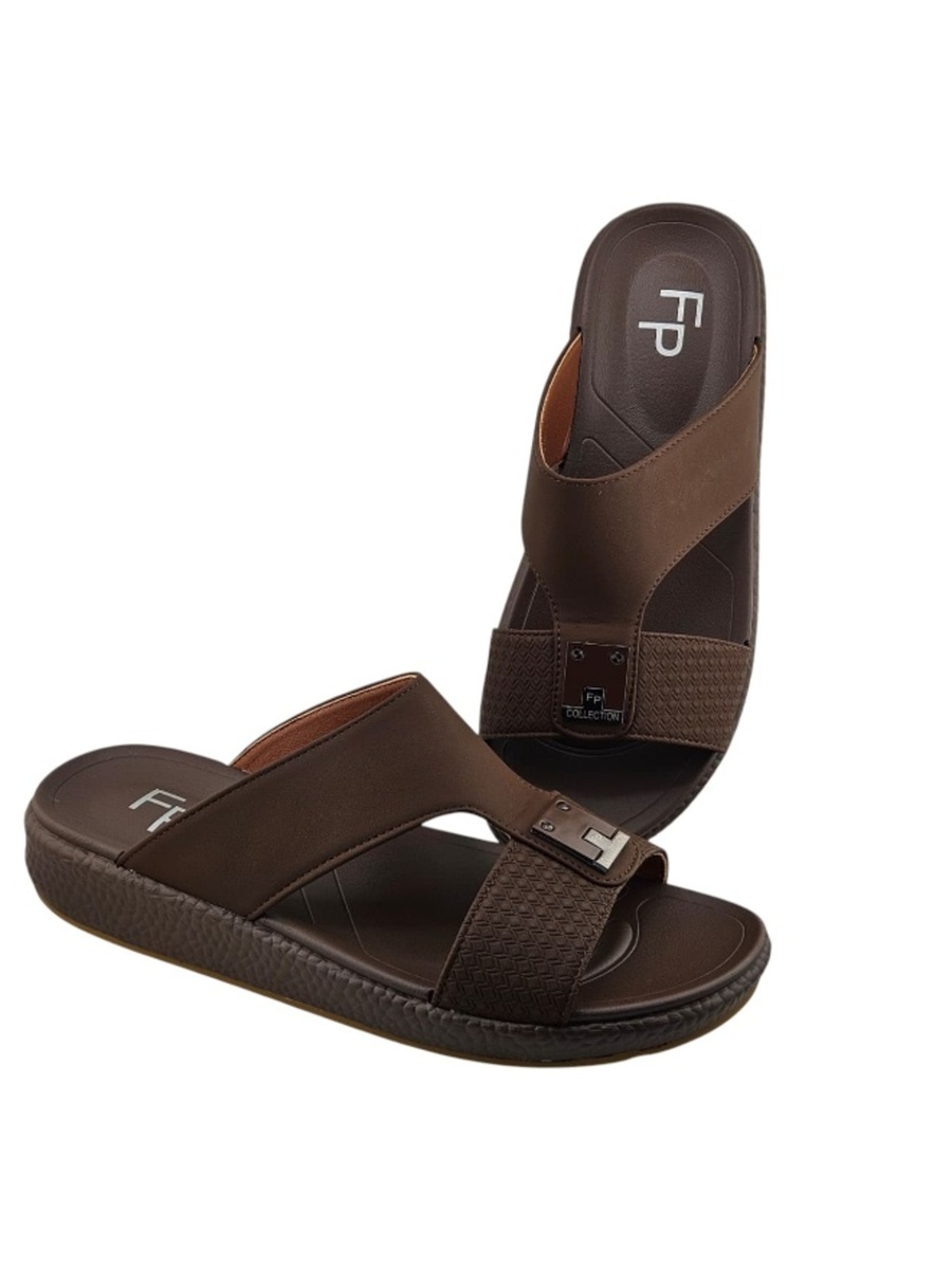 Men Brown Comfort Arabic Sandals