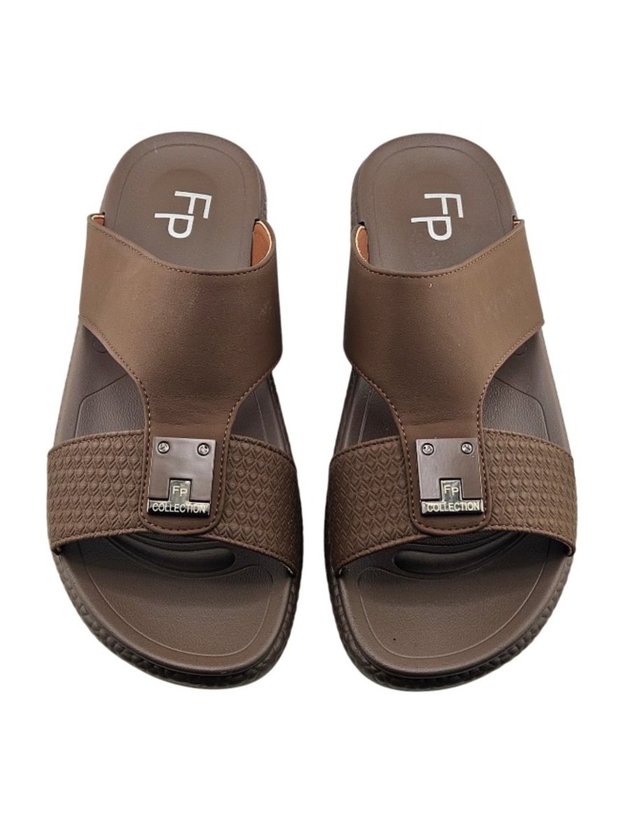 Men Brown Comfort Arabic Sandals