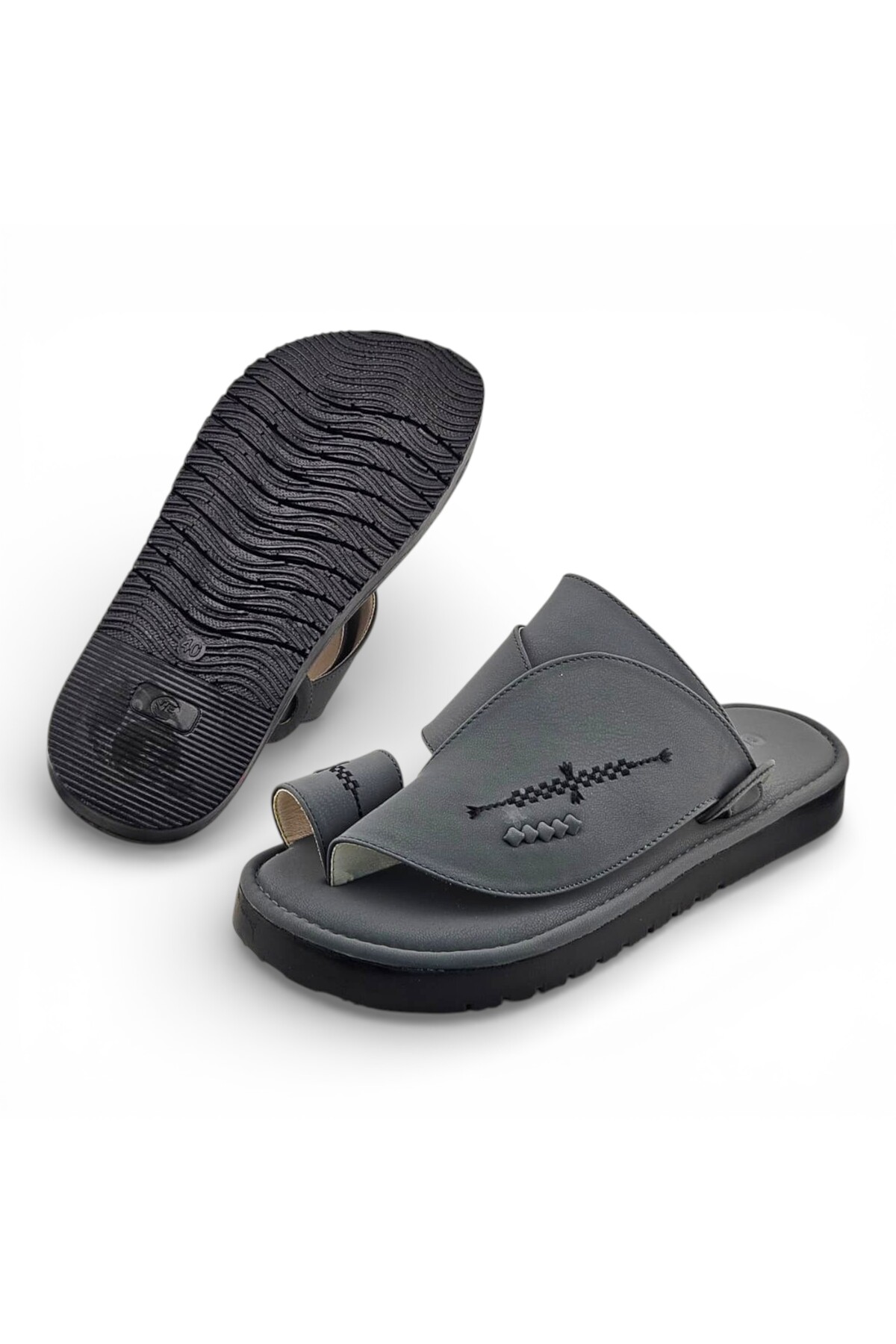 Men Grey Arabic Sandals