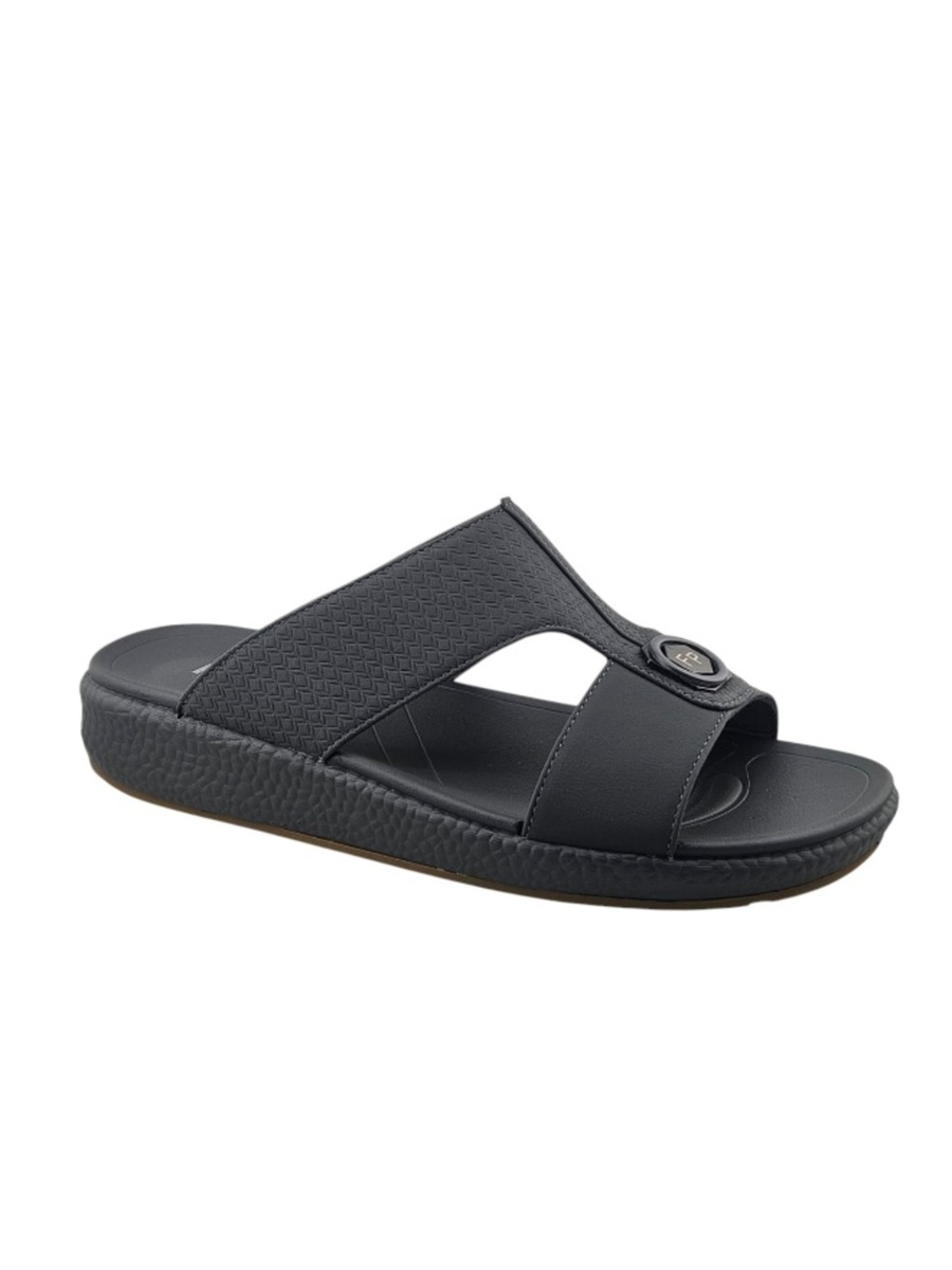 Men Grey Arabic Sandals - Premium