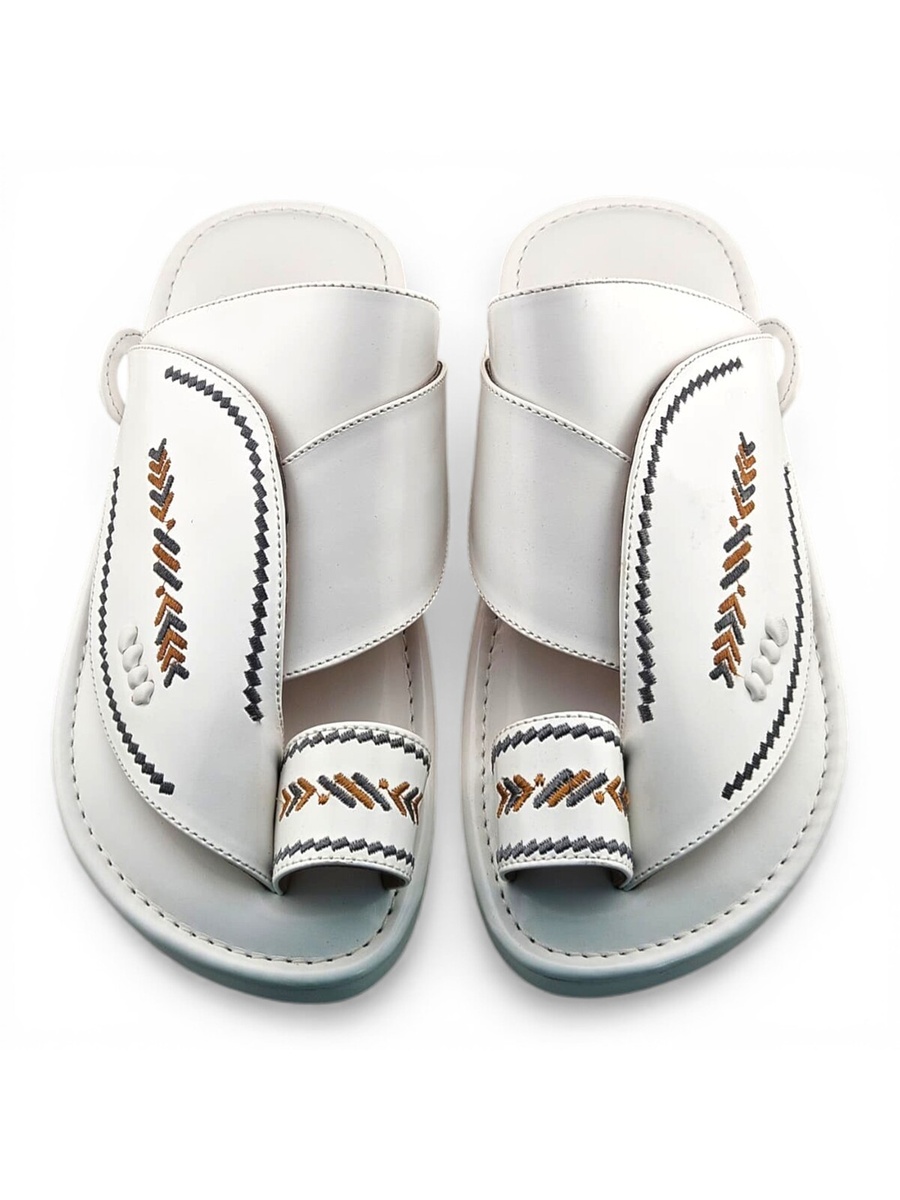 White Men Arabic Sandals