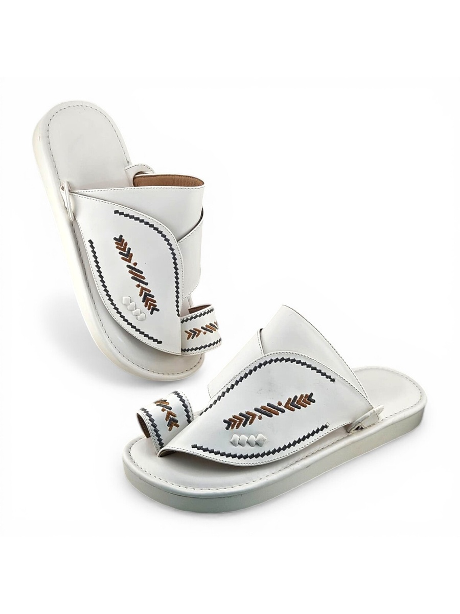 White Men Arabic Sandals