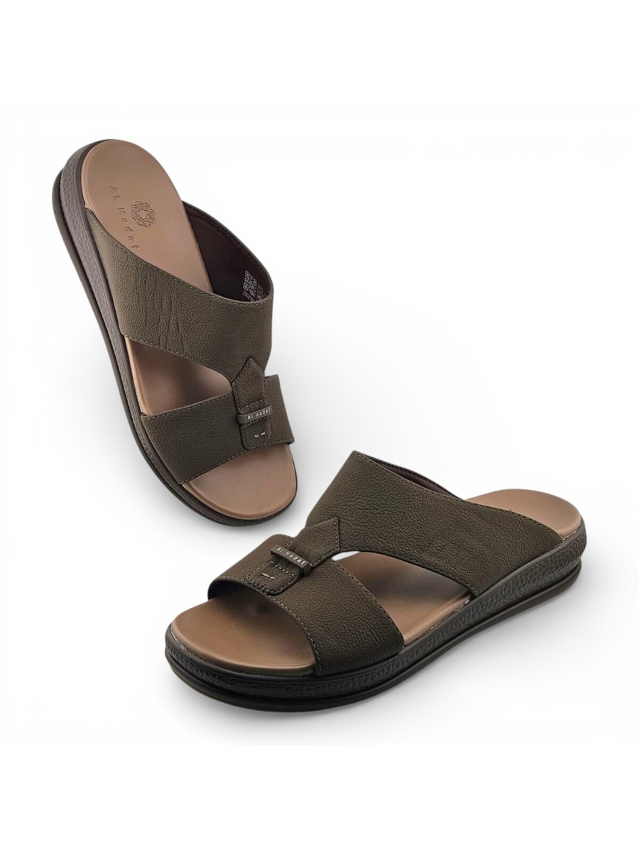 Men Olive Casual Sandals