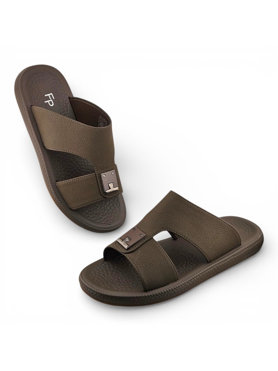 Men Casual Comfort Sandals - Multi-Tone Slip-On
