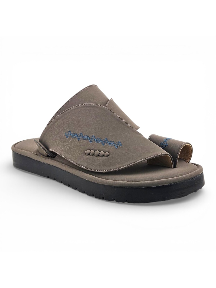 Men Khaki Arabic Sandals - Authentic and Comfortable
