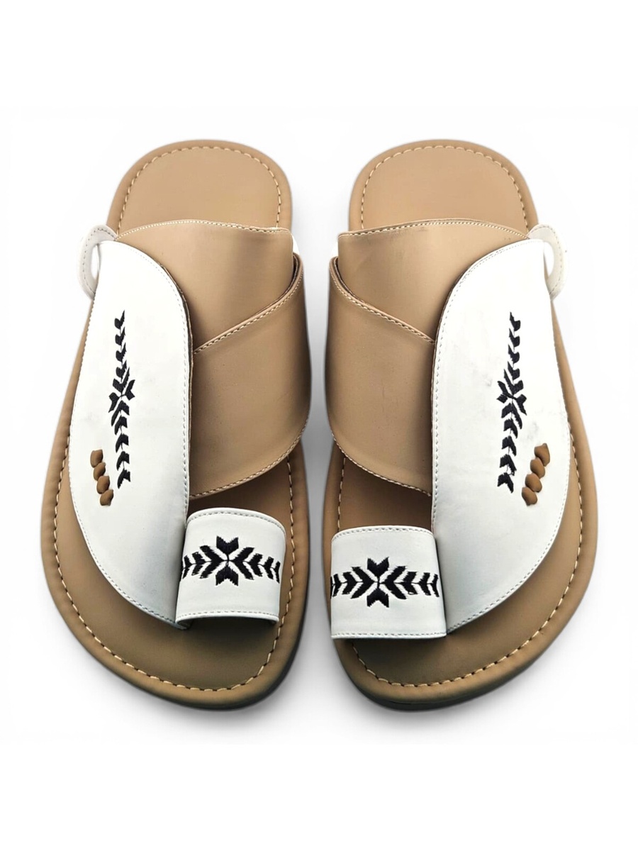 Multi-Color Embroidered Arabic Sandals