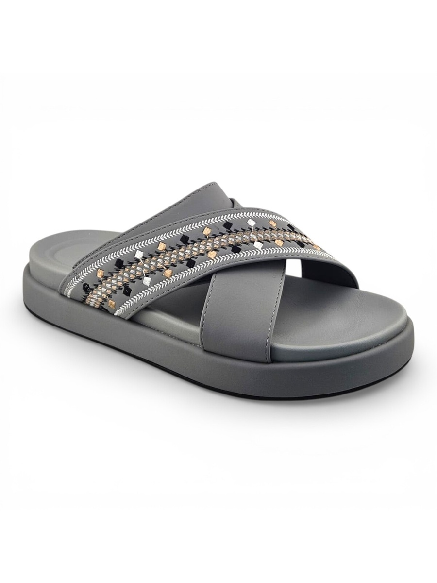Men Multi-Embellished Casual Comfort Slides