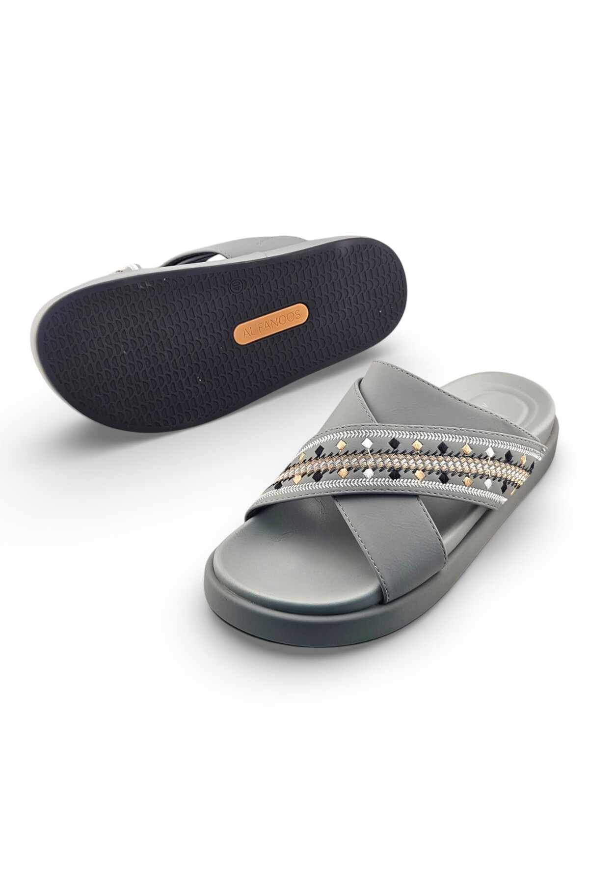 Men Multi-Embellished Casual Comfort Slides
