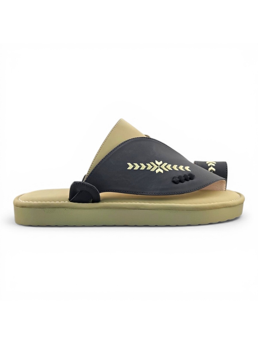 Multi-Color Embroidered Arabic Sandals