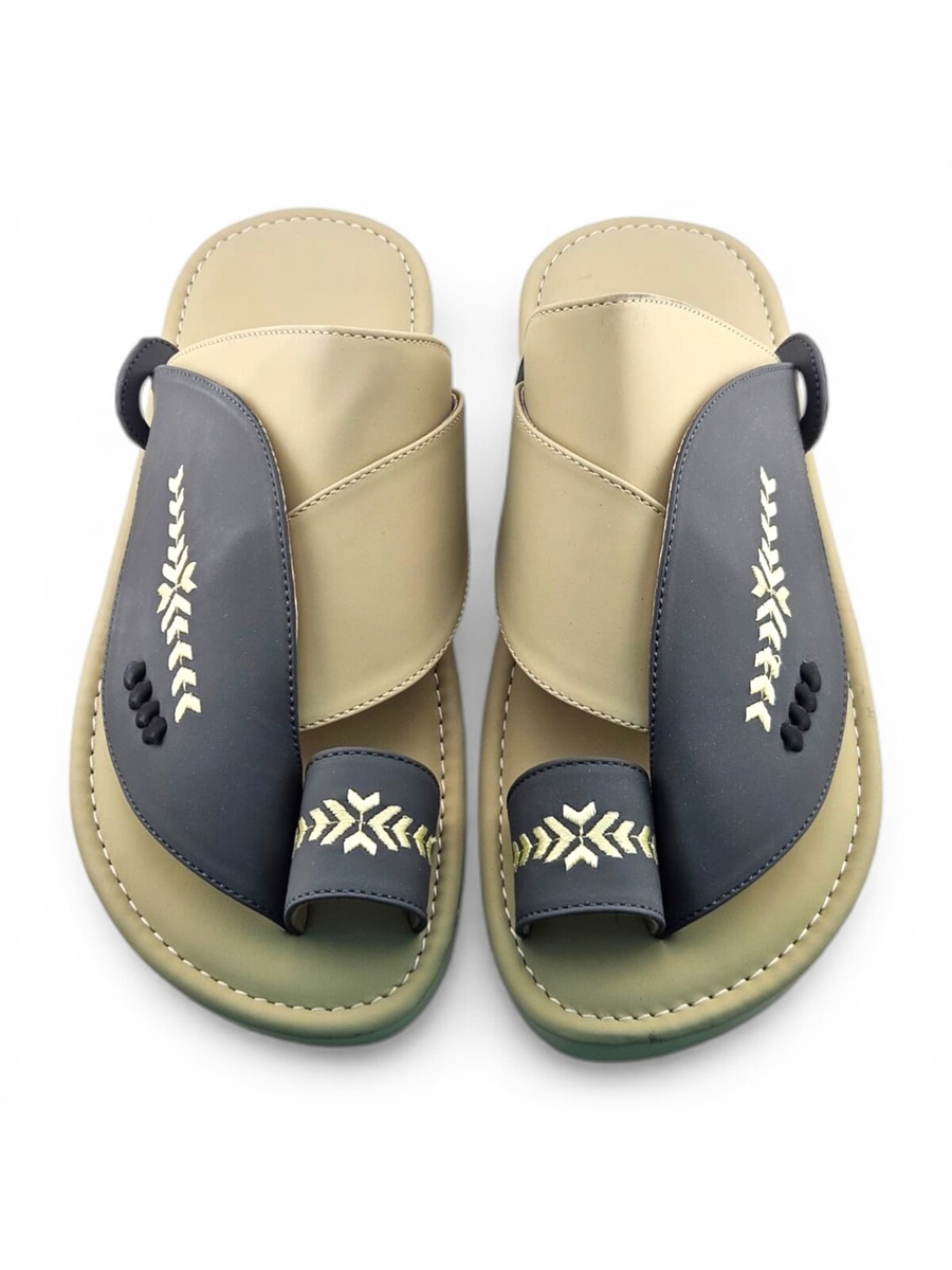 Multi-Color Embroidered Arabic Sandals