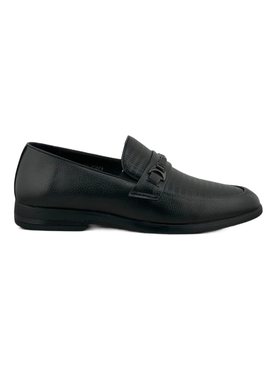 Men Black Casual Loafers Slip-Ons