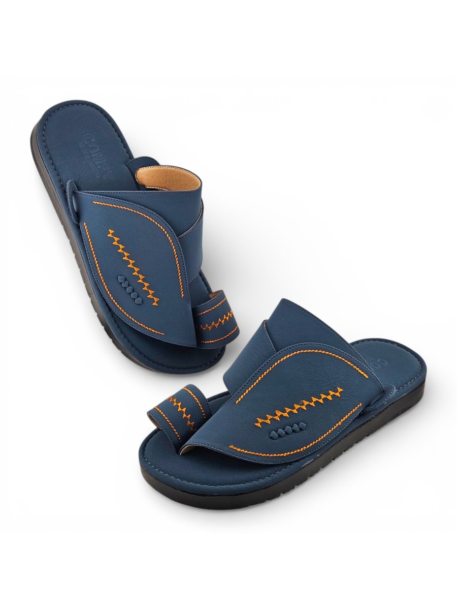 Men Blue Emirati Thobe Sandals 