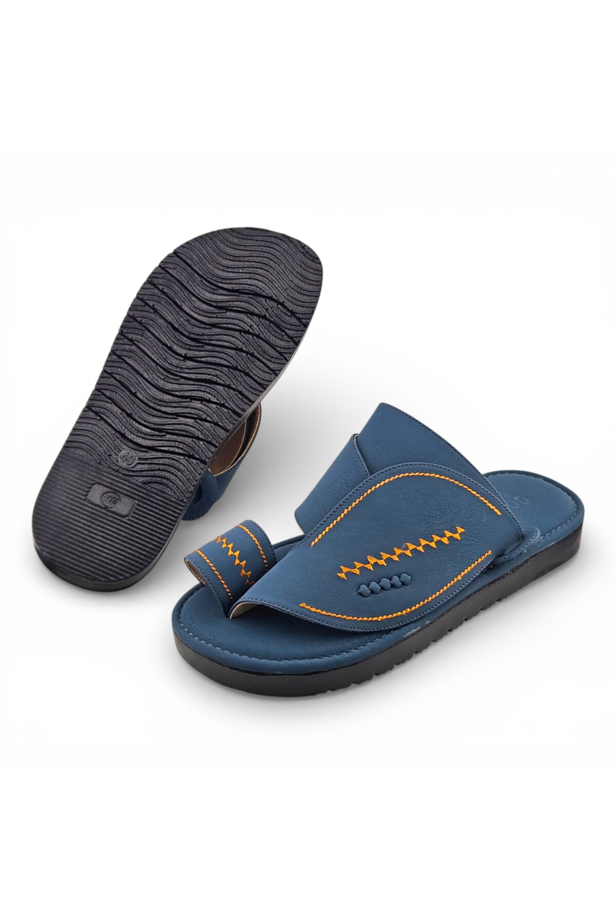 Men Blue Emirati Thobe Sandals 