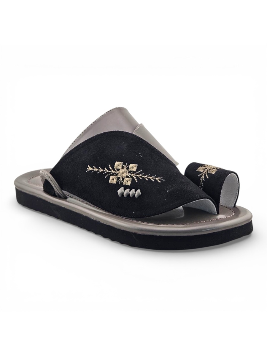 Multi-Color Embroidered Casual Sandals