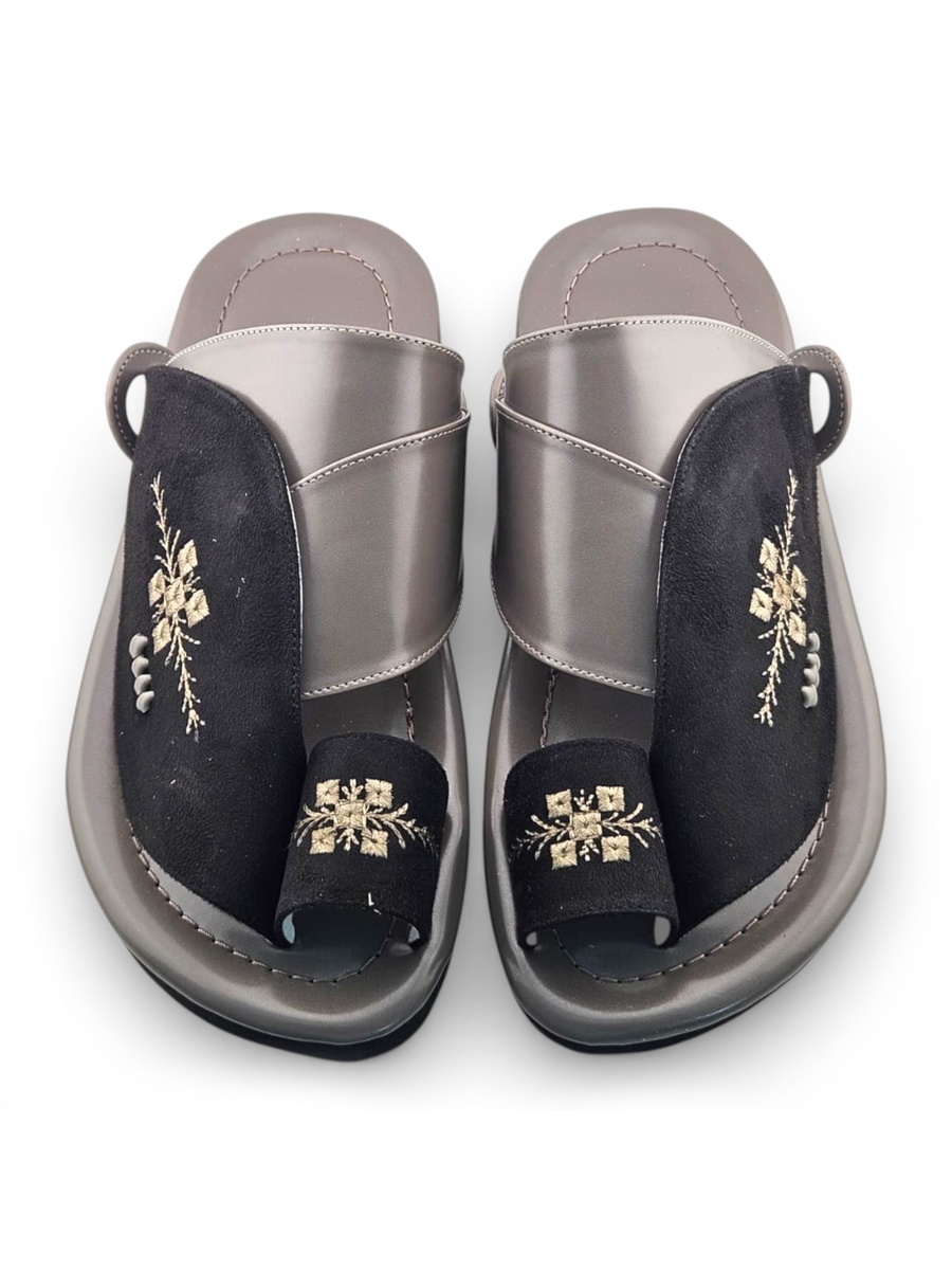 Multi-Color Embroidered Casual Sandals
